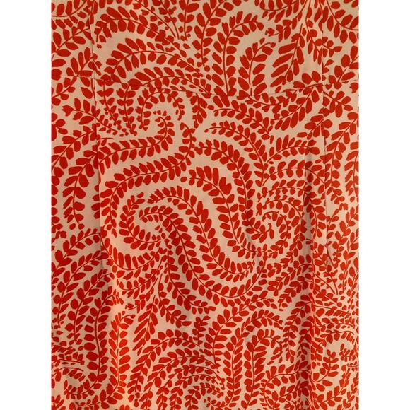 Dries Van Noten SS16 Mermaid Cut Dress ~ Coral & White Print~ Size 38 - Picture 6 of 14